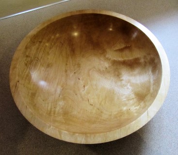 Silver birch bowl by Graham Holcroft